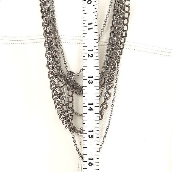 Multi-layer chain necklace - Picture 4 of 7